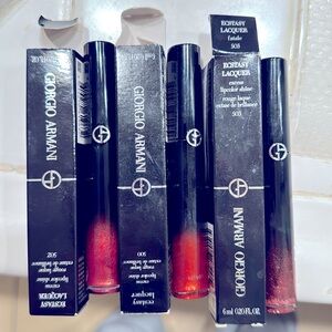 Three GIORGIO ARMANI ecstasy lacquer sets